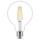 Philips LED Lampe ersetzt 60W, E27 Globe G93, klar -Filament, warmweiß, 806 Lumen, nicht dimmbar, 4er Pack