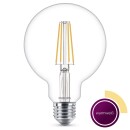 Philips LED Lampe, E27 Globe G93, klar -Filament,...