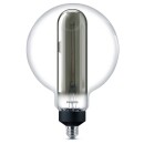 Philips LED Giant Globe Smoky, Vintage Industrial Design ersetzt 25W, E27, weiß, 3000Kelvin, 270 Lumen, Dekolampe, nicht dimmbar [Energieklasse A]