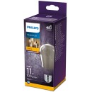 Philips LED Lampe ersetzt 11W, E27 Edisonform ST64, grau, warmweiß, 136 Lumen, nicht dimmbar, 1er Pack