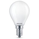 Philips LED Lampe ersetzt 40W, E14 Tropfen P45, weiß, warmweiß, 470 Lumen, nicht dimmbar, 1er Pack
