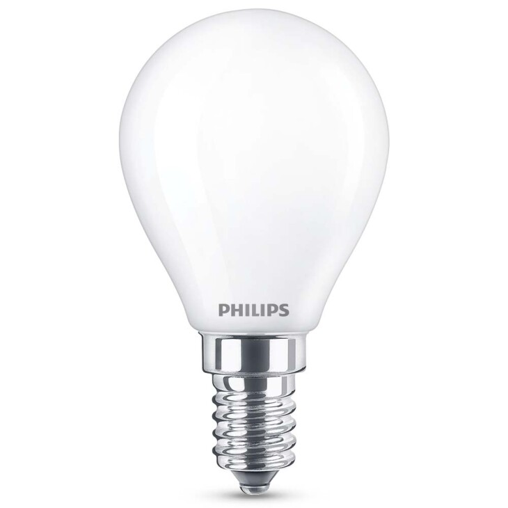 Philips LED Lampe ersetzt 25W, E14 Tropfenform P45, weiß, warmweiß, 250 Lumen, nicht dimmbar, 1er Pack