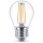 Philips LED Lampe ersetzt 40W, E27 Tropfenform P45, klar, warmweiß, 470 Lumen, nicht dimmbar, 1er Pack