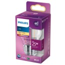 Philips LED Lampe ersetzt 25W, E27 Tropfenform P45, klar, warmweiß, 250 Lumen, nicht dimmbar, 1er Pack