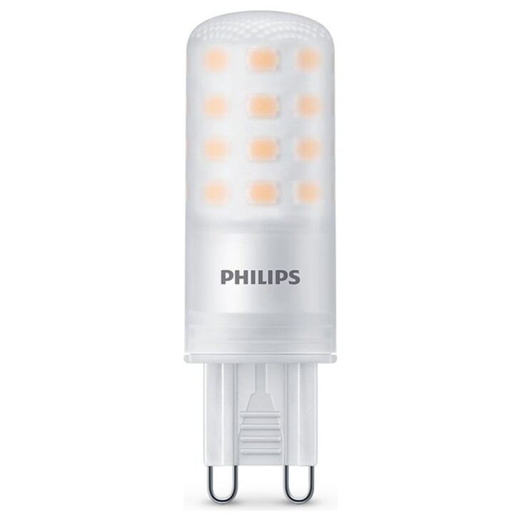 Philips LED Lampe ersetzt 40W, G9 Brenner, warmweiß, 400 Lumen, dimmbar, 1er Pack