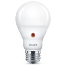 Philips LED Lampe mit Dämmerungssensor ersetzt 60W, E27 Standardform A60, warmweiß, 806 Lumen, nicht dimmbar, 1er Pack