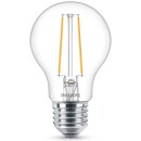 Philips LED Lampe ersetzt 25W, E27 Standardform A60, klar, warmweiß, 250 Lumen, nicht dimmbar, 4er Pack