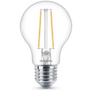 Philips LED Lampe ersetzt 15W, E27 Standardform A60, klar, warmweiß, 150 Lumen, nicht dimmbar, 4er Pack