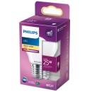 Philips LED Lampe ersetzt 25W, E27 Tropfenform P45, weiß, warmweiß, 250 Lumen, nicht dimmbar, 4er Pack