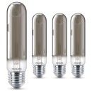 Philips LED Lampe ersetzt 11W, E27 Röhre T32, grau,...