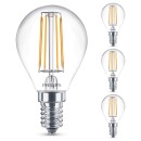 Philips LED Lampe ersetzt 40W, E14 Tropfen P45, klar,...
