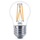 Philips LED Lampe ersetzt 25 W, E27 Tropfenform P45, klar, warmweiß, 270 Lumen, dimmbar, 1er Pack