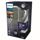 Philips LED Lampe ersetzt 25W, E27 Birne A160, grau, warmweiß, 200 Lumen, dimmbar, 1er Pack