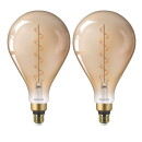 Philips LED Lampe ersetzt 25W, E27 Birne A160, gold, warmweiß, 300 Lumen, nicht dimmbar, 2er Pack
