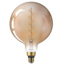 Philips LED Lampe ersetzt 25W, E27 Globe G200, gold,...