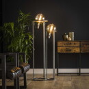 famlights | Stehleuchte Leia in Silber E27 2-flammig...