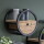 RINGO-Living Massivholz Regal Dinesh mit Schublade in Natur-hell und Schwarz-matt 300mm [Gebraucht - Wie Neu]