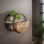 RINGO-Living Massivholz Regal Dinesh mit Schublade in Natur-hell und Schwarz-matt 400mm [Gebraucht - Wie Neu]