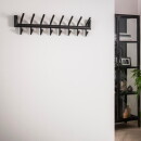 RINGO-Living Stahl Garderobe Yathavan mit 16 Haken in Dunkelgrau