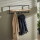 RINGO-Living Massivholz Garderobe Alani mit 6 Haken in Natur-hell und Schwarz-matt [Gebraucht - Wie Neu]