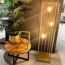 famlights | Stehleuchte Liva in Gold aus Metall E27...