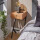 RINGO-Living Nachttisch Darlin mit Schublade in Natur-hell aus Akazienholz 600x300x300