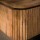 RINGO-Living Nachttisch Fedja mit Schublade in Natur-dunkel aus Mangoholz 210x450x400