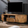 RINGO-Living Lowboard mit Schublade und 2 Türen Fedja in Natur-dunkel aus Mangoholz 500x1350x400