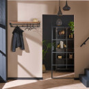RINGO-Living Garderobe Ike mit 6 Haken in Natur-dunkel aus Akazienholz 170x1000x350