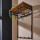 RINGO-Living Garderobe Ike mit 8 Haken in Natur-dunkel aus Akazienholz 800x550x330