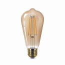 Philips LED Lampe E27 - St64 3,1W 250lm 1800K ersetzt 25W Einerpack