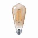 Philips LED Lampe E27 - St64 7W 470lm 1800K ersetzt 40W Einerpack