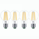 Philips LED Lampe E27 - Birne A60 4W 840lm 4000K ersetzt 60W Viererpack