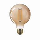 Philips LED Lampe E27 - Globe G93 3,1W 250lm 1800K ersetzt 25W Viererpack