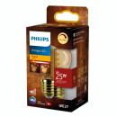 Philips LED Lampe E27 - Tropfen P45 3W 250lm 2200K ersetzt 25W Viererpack