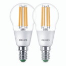 Philips LED Lampe E14 - Tropfen P45 2,3W 485lm 2700K...