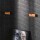 RINGO-Living Wandregal Leslie in Natur-dunkel aus Akazienholz 80x1000x250mm