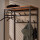 RINGO-Living Garderobe Nana in Natur und Silber aus Akazienholz mit 8 Haken 1820x700x350mm